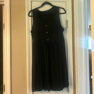 Black Relaxed Fit Dress - Size XL